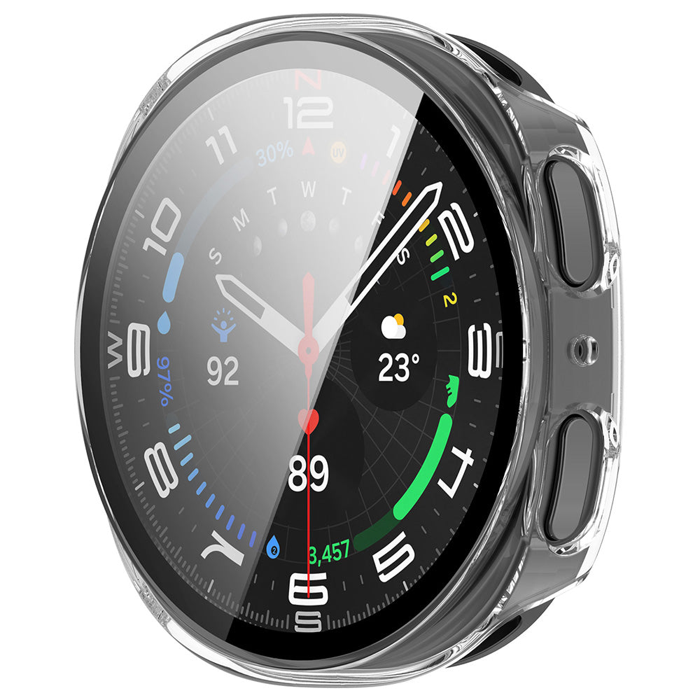 Techsuit Defense360 Pro Hülle für Samsung Galaxy Watch9 / Watch8 44mm, Transparent
