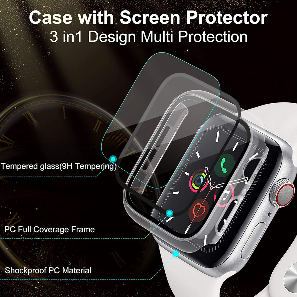 Techsuit Defense360 Pro Case for Xiaomi Smart Band 6 / Band 5 / Band 4, Transparent