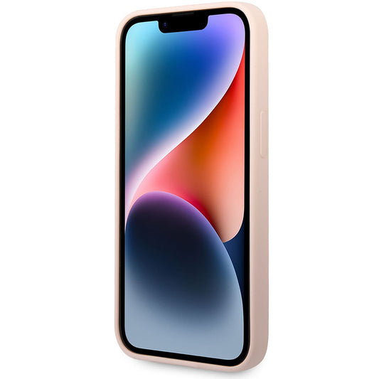 Hülle für Apple iPhone 14 Plus, Karl Lagerfeld, Silicone Body Choupette, Rosa