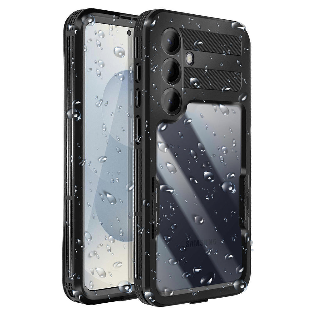 Wasserdichte Hülle für Samsung Galaxy S26 Plus S947, ShellBox, Schwarz