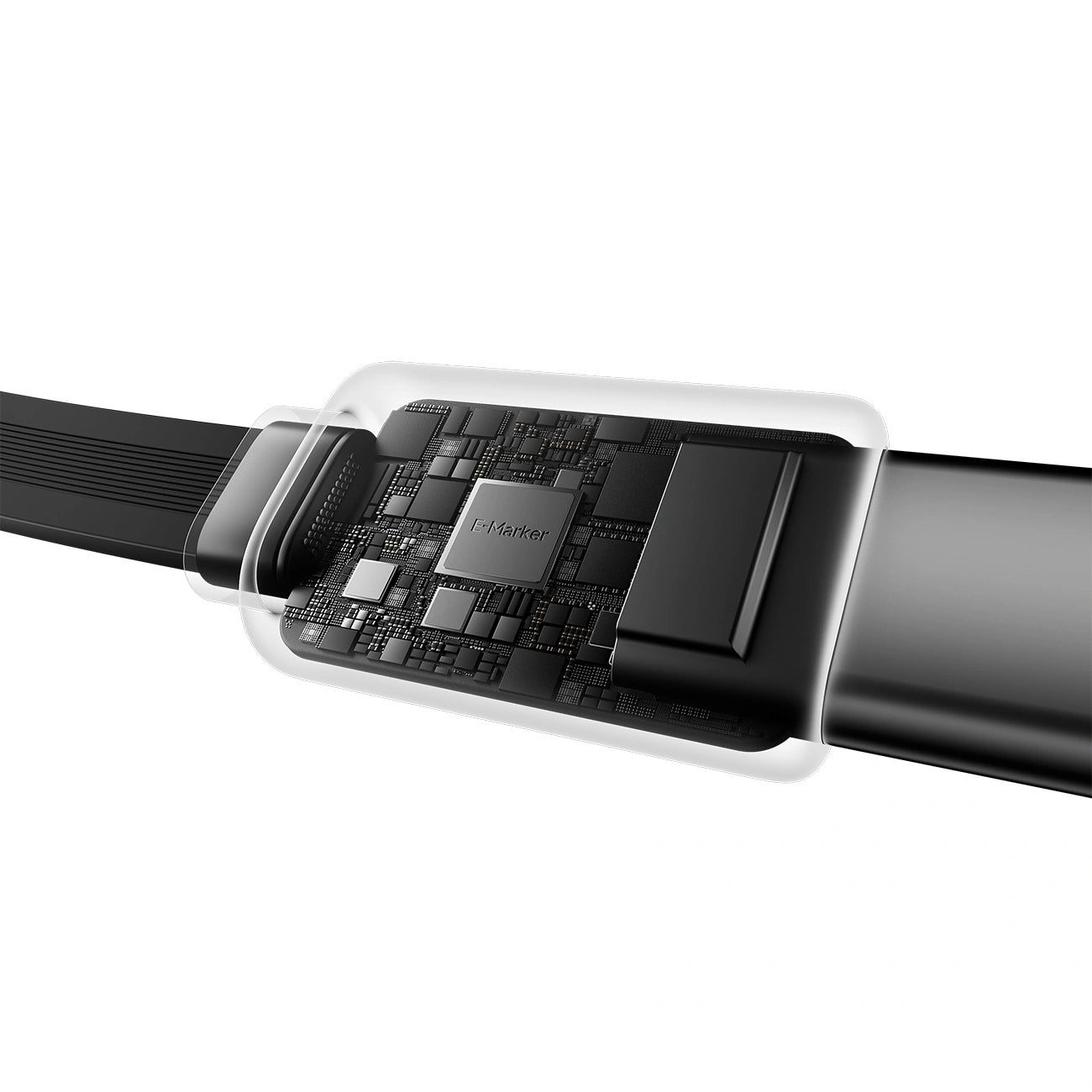 Auto-Ladegerät mit USB-C-Kabel Cuktech CC903P Display, 100W, 5A, 1 x USB-A - 1 x USB-C, Grau
