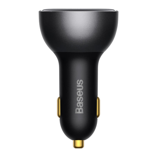 Auto-Ladegerät mit USB-C Kabel Baseus, 140W, 5A, 1 x USB-A - 1 x USB-C, Schwarz CGZX070001
