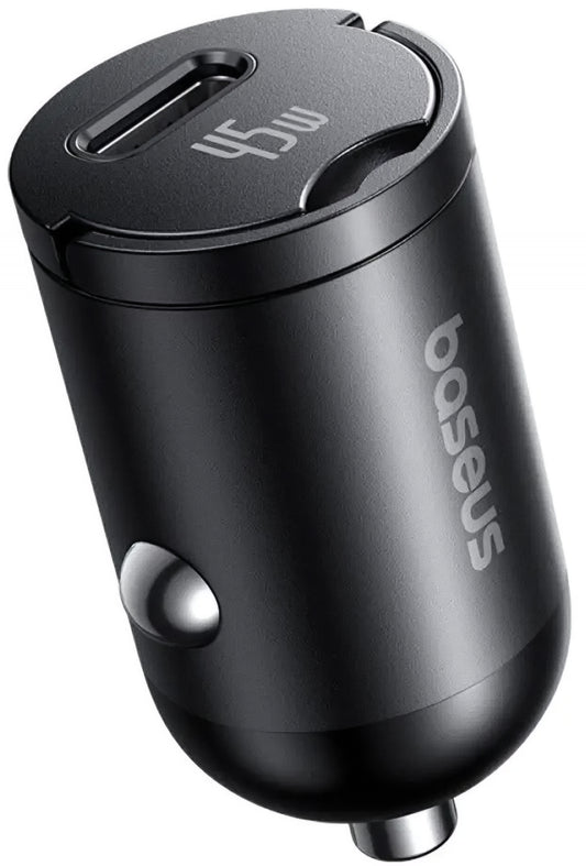 Baseus PrimeTrip VP2 Car Charger with USB-C Cable, 45W, 3A, 1 x USB-C, Black C0206800