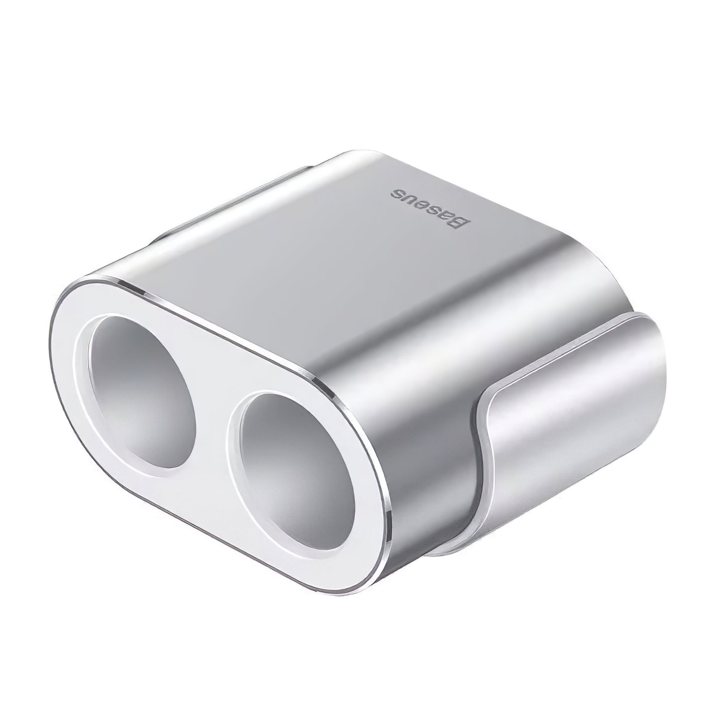 Baseus High Efficiency Car Charger, 95W, 2.1A, 2 x Cigarette Lighter Extension - 2 x USB-A, Silver CRDYQ-0S CRDYQ-0S