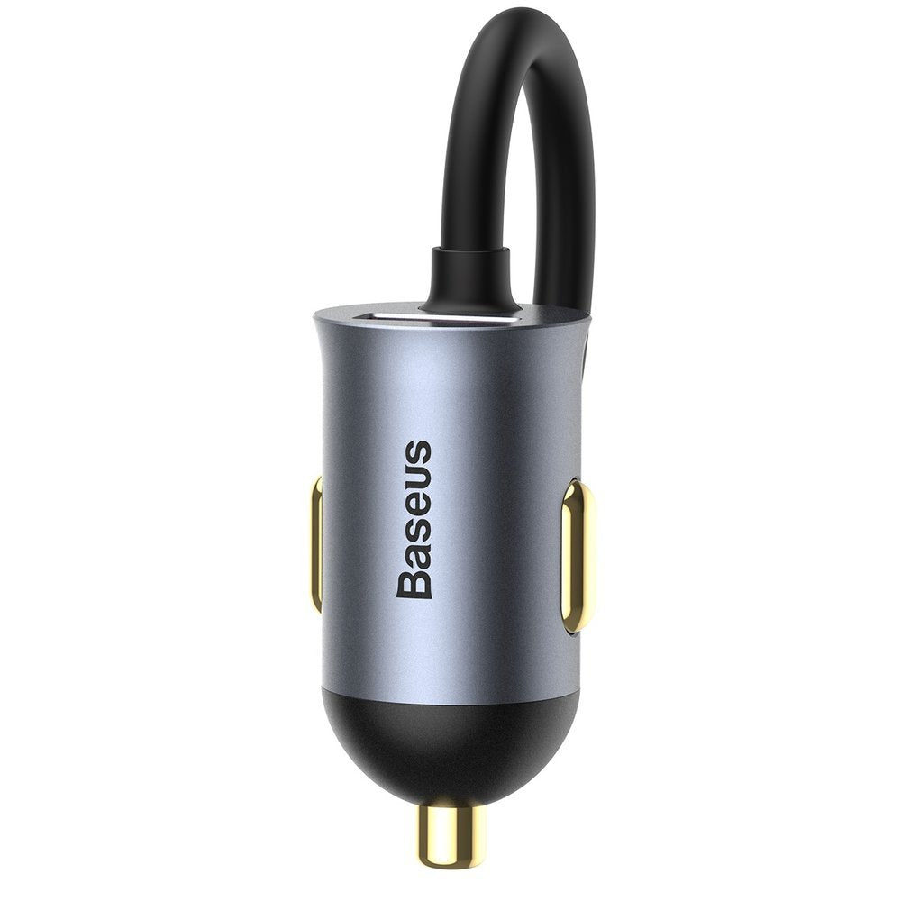 Auto-Ladegerät Baseus Share Together, 120W, 3A, 3 x USB-A - 1 x USB-C, Grau CCBT-B0G