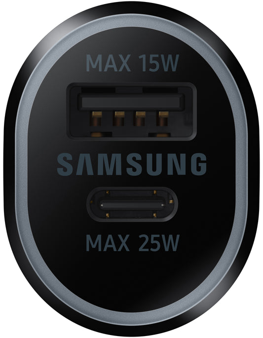 Samsung Autoladegerät, 40W, 2A, 1 x USB-A - 1 x USB-C, Schwarz EP-L4020NBEGEU