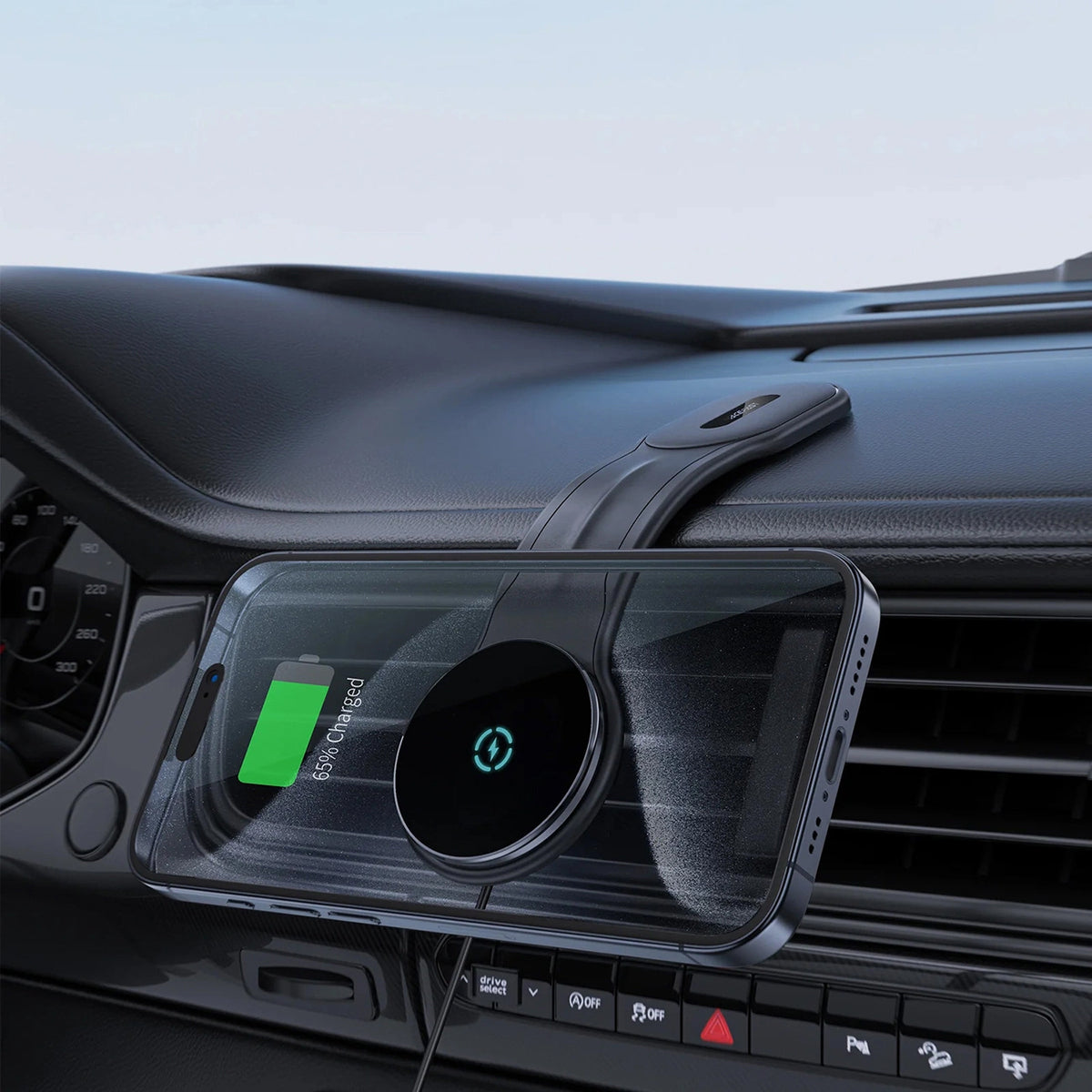 Auto Wireless Ladegerät Acefast D21, 15W, 1.67A, Schwarz
