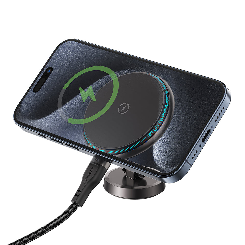 Kfz-Wireless-Ladegerät Acefast D30, 15W, 1.67A, Schwarz