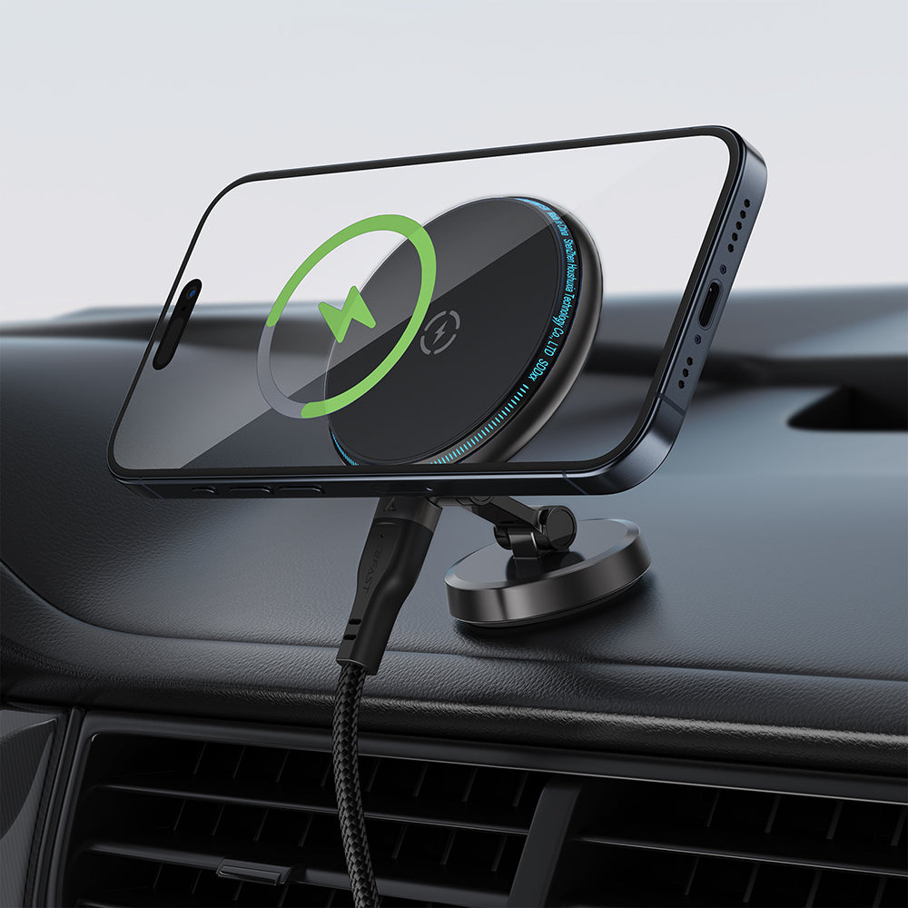 Kfz-Wireless-Ladegerät Acefast D30, 15W, 1.67A, Schwarz