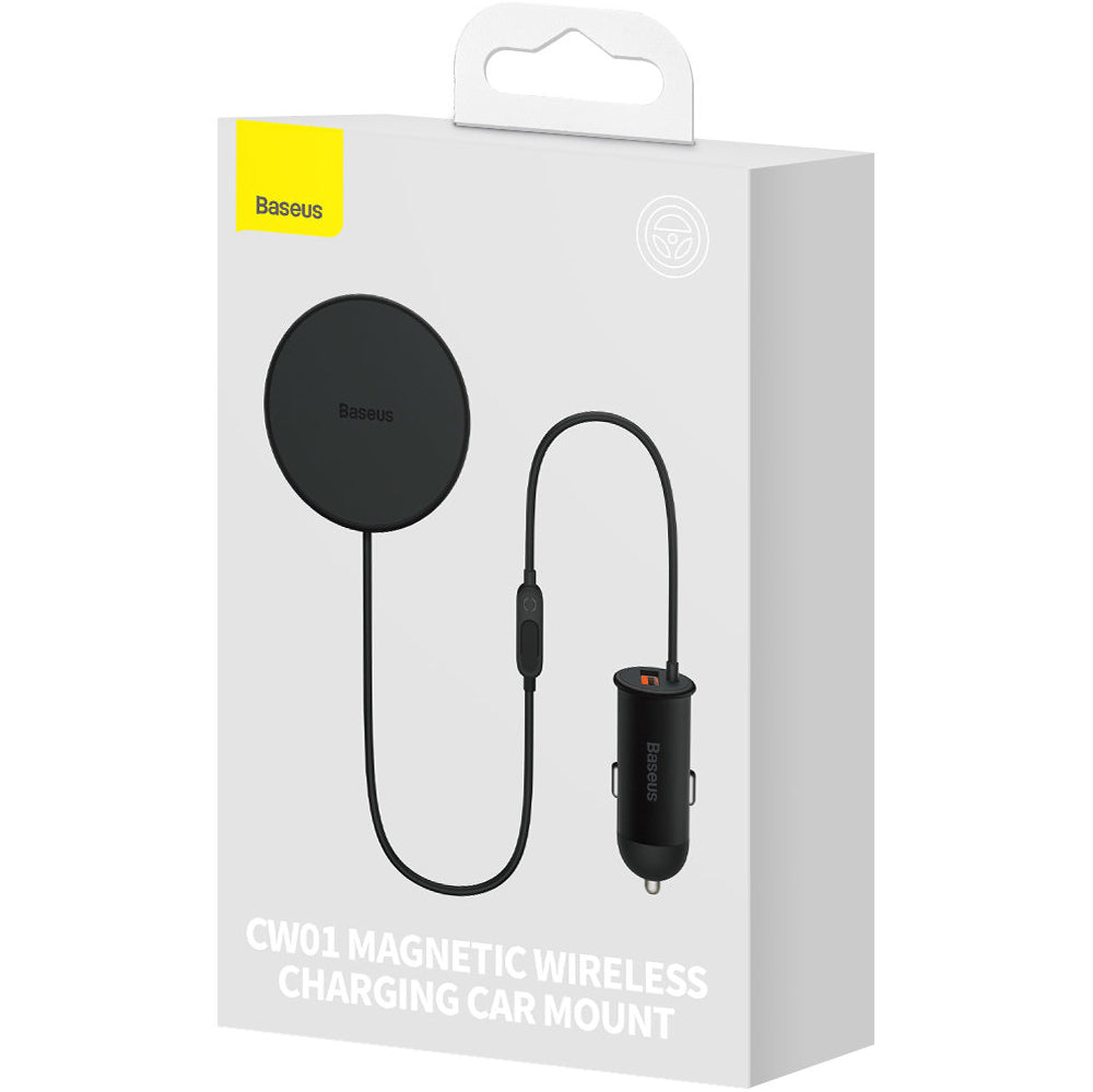 Baseus CW01 Kfz-Wireless-Ladegerät, 40W, 3A, Schwarz C40141000111-01