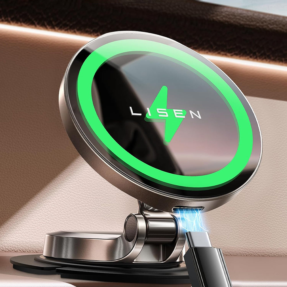 Lisen Kfz-Wireless-Ladegerät, 15W, 1.67A, Schwarz YL0223090006