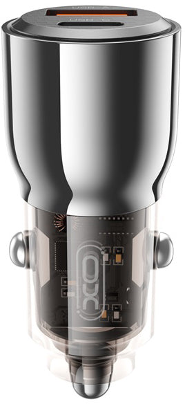 Auto-Ladegerät XO Design CC58, 95W, 3.25A, 1 x USB-A - 1 x USB-C, Schwarz