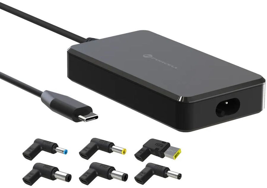 Forcell F-Energy E856 Ladegerät, 65W, Universal, Schwarz