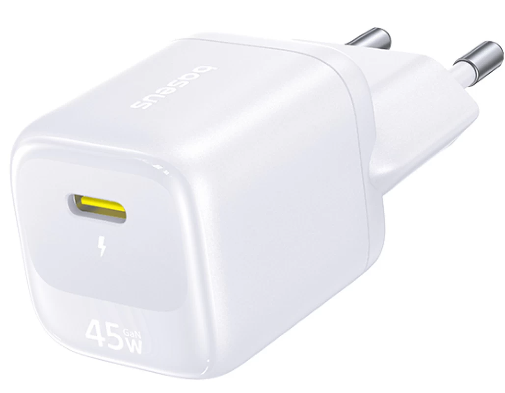 Baseus EnerFill FN22 Netzladegerät, 45 W, 3 A, 1 x USB-C, Weiß E0123301