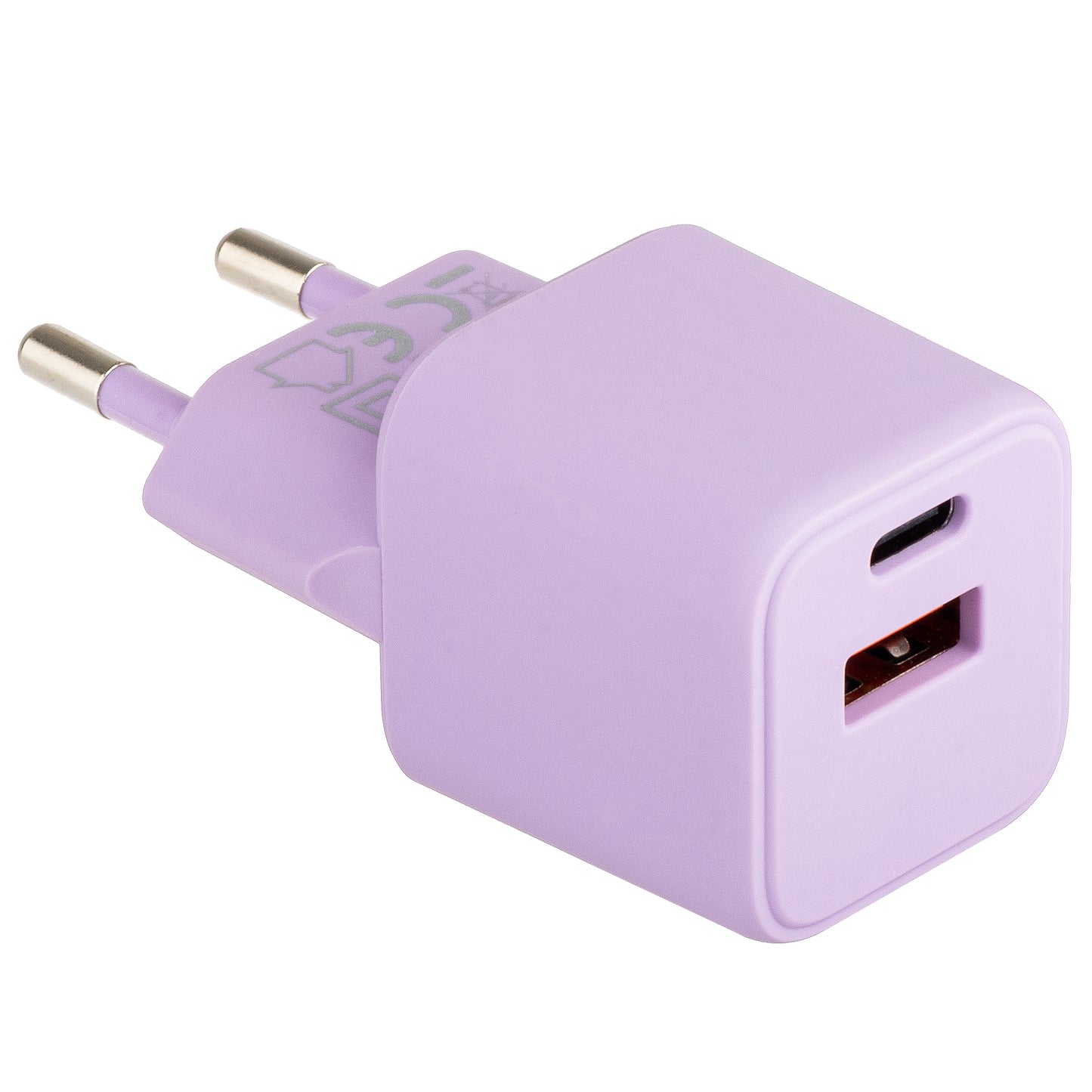 Netzwerk-Ladegerät Colourum CLS30-AC-09, 30W, 3A, 1 x USB-A - 1 x USB-C, Violett