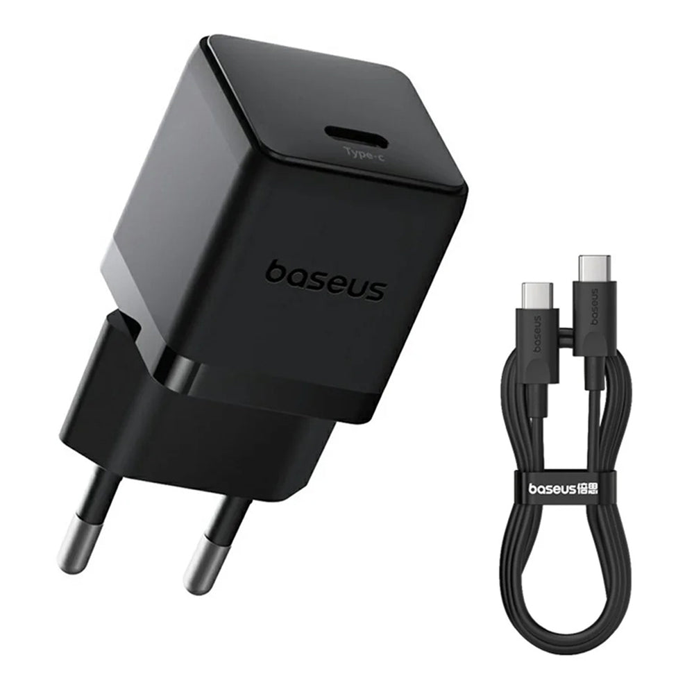 Baseus Palm USB-C Cable Network Charger, 20W, 3A, 1 x USB-C, Black P10111602113-01