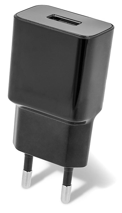 MaXlife MXTC-01 Network Charger with microUSB Cable, 10.5W, 2.1A, 1 x USB-A, Black