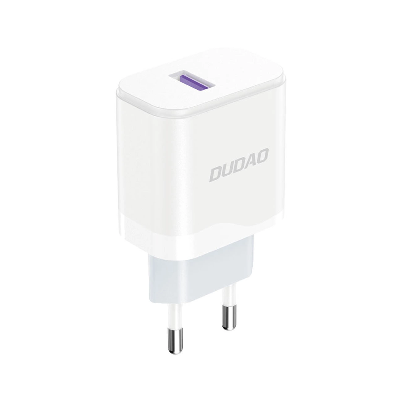Netzladegerät mit USB-C Kabel Dudao A20EU, 18W, 3A, 1 x USB-A, Weiß