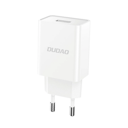 Netzladegerät mit USB-C Kabel Dudao A4EU, 10W, 2.1A, 1 x USB-A, Weiß