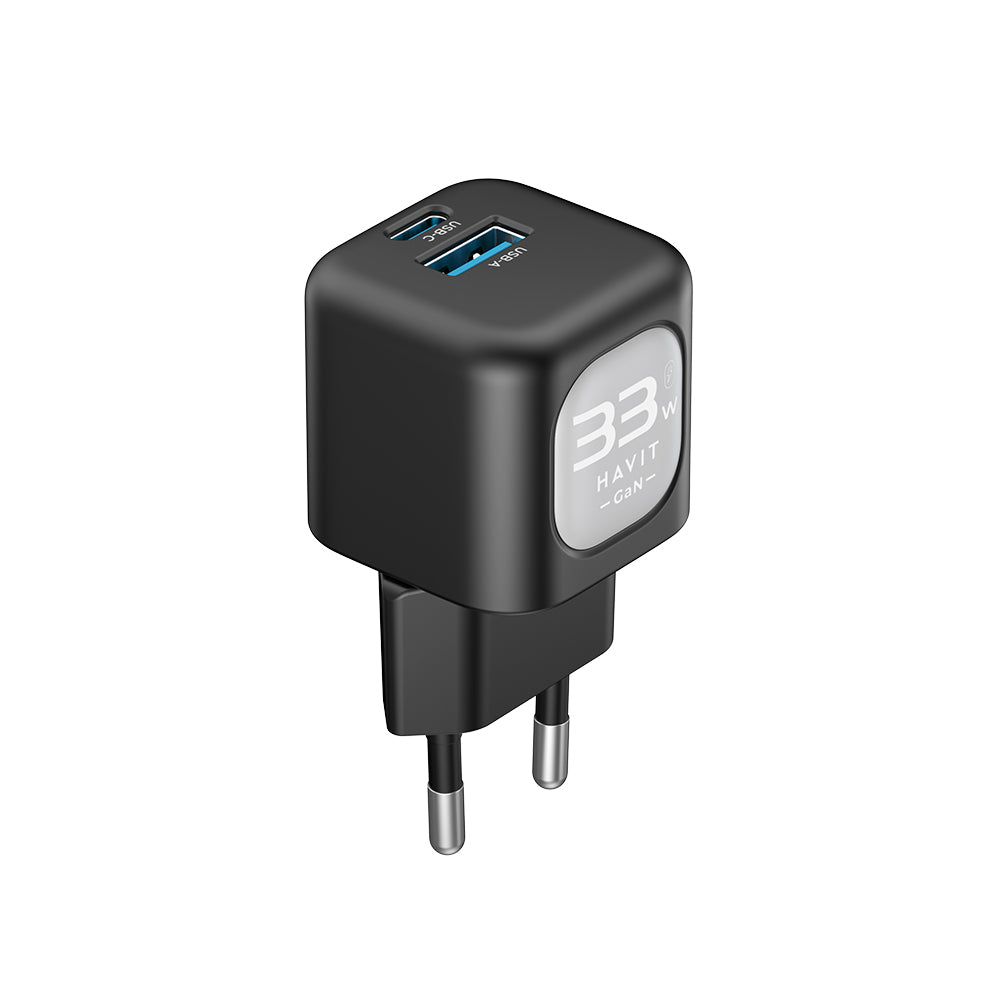 Netzladegerät HAVIT UC230, 33W, 3A, 1 x USB-A - 1 x USB-C, Rosa