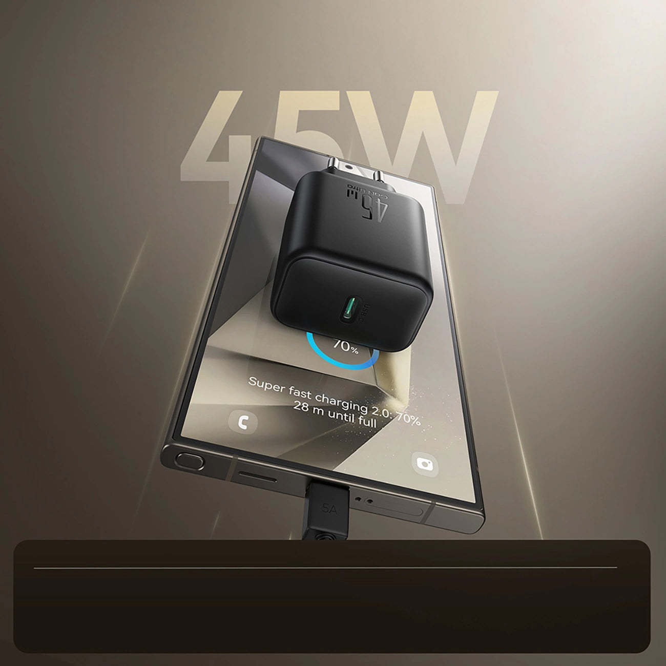 Netzladegerät Joyroom JR-TCG13, 45W, 3A, 1 x USB-C, Schwarz