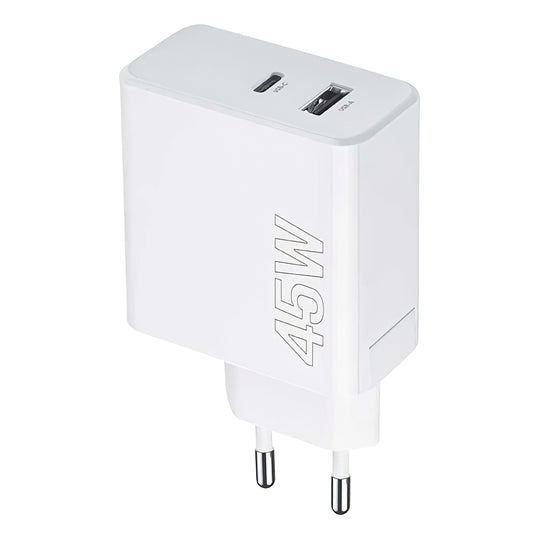 MaXlife Netzwerk-Ladegerät MXTC-07-45AC, 45W, 3A, 1 x USB-A - 1 x USB-C, Weiß