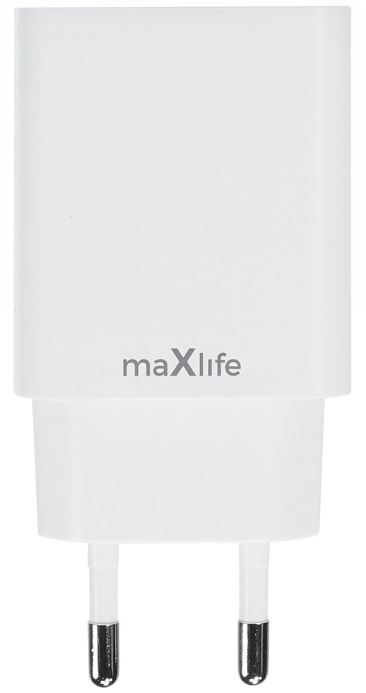 Netzladegerät MaXlife MXTC-13-20AC, 20W, 3A, 1 x USB-A - 1 x USB-C, Weiß