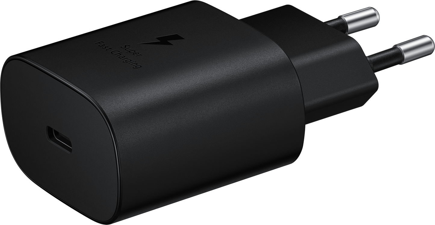 Network Charger Samsung EP-TA800, 25W, 3A, 1 x USB-C, Black GP-PTU021SOABQ GP-PTU021SOABQ