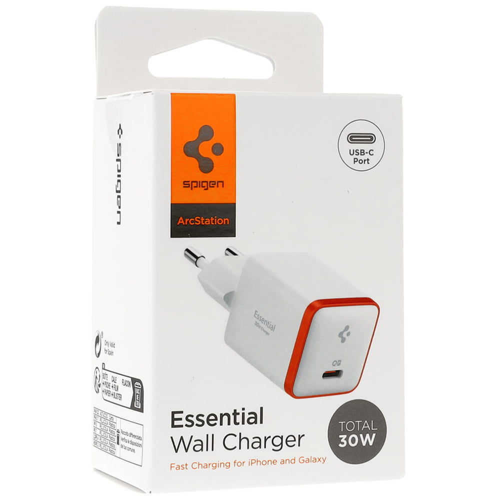 Netzteil Spigen EE301EU Arcstation Essential, 30W, 3A, 1 x USB-C, Weiß ACH08449