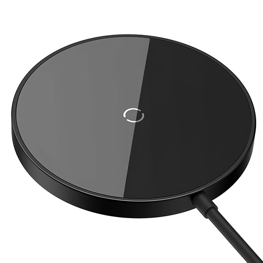 Drahtloses Netzwerk-Ladegerät Baseus Simple Simple Mini 3, 15 W, 1,67 A, Schwarz CCJJ040001