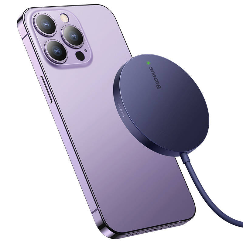 Baseus Simple Mini3 Wireless Netzladegerät, 15W, 1.67A, Lila CCJJ040205