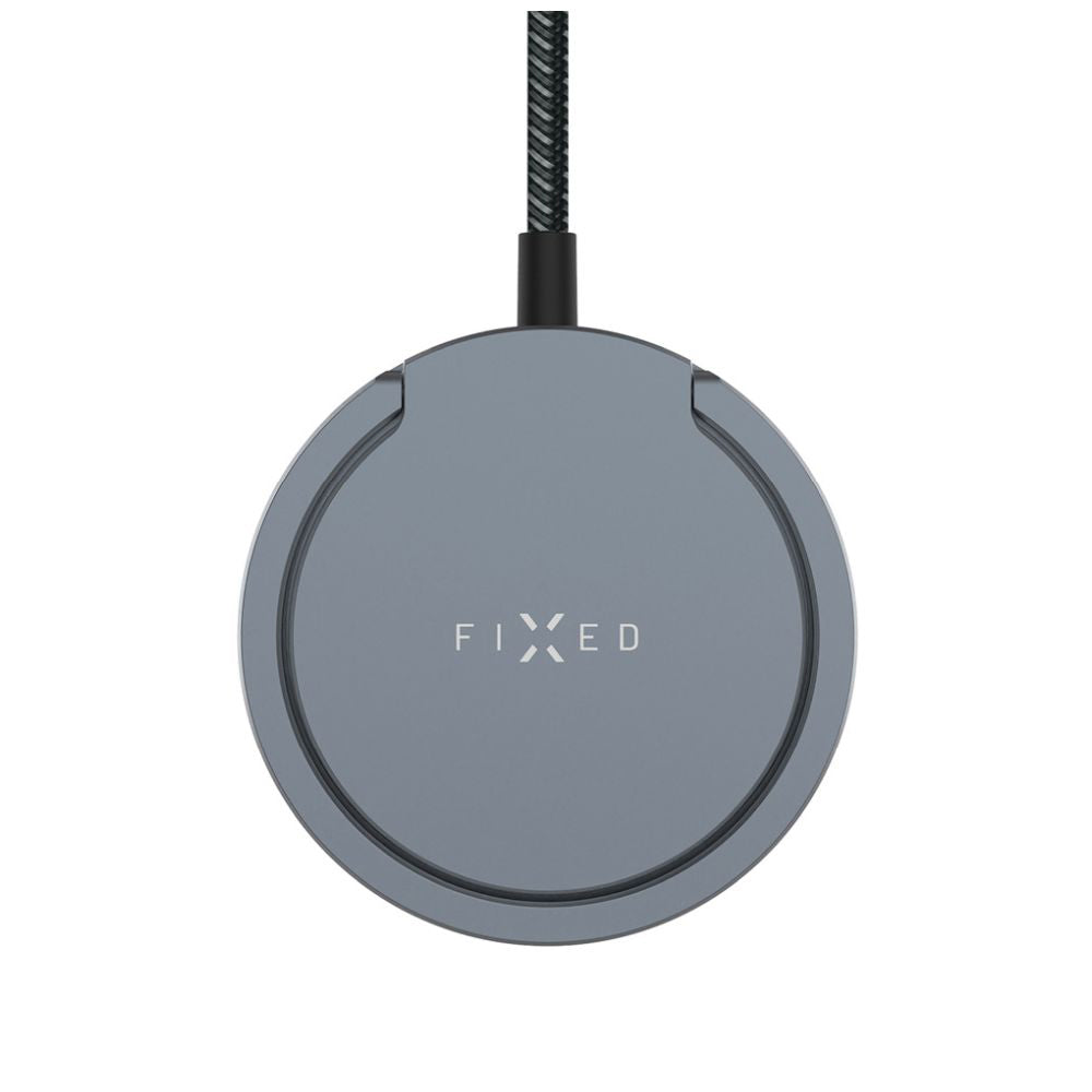 Wireless-Netzladegerät Fixed Ring, 15W, 1.67A, Grau