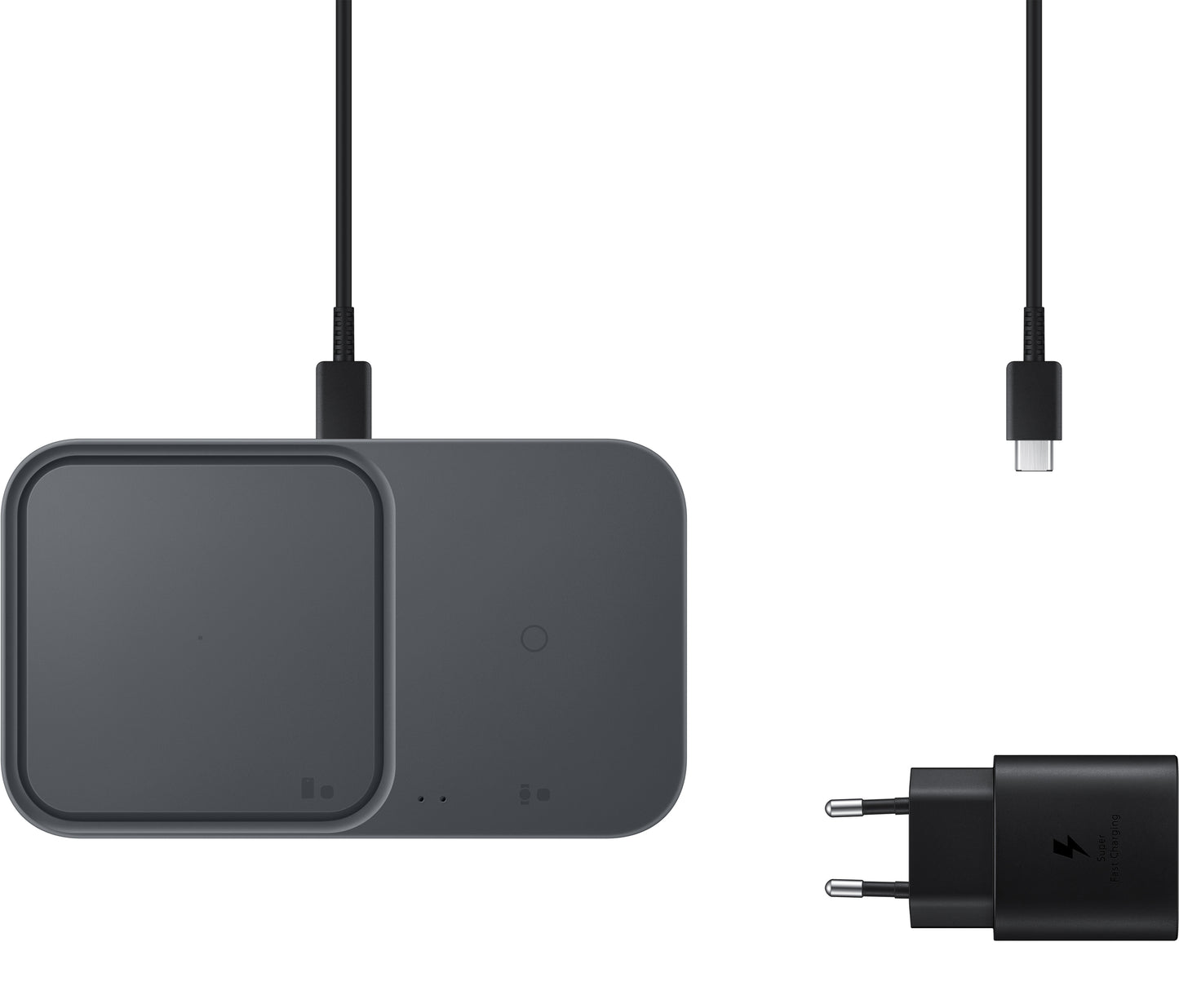 Samsung Duo Wireless Ladegerät, 15W, 1,67A, Schwarz EP-P5400TBEGEU