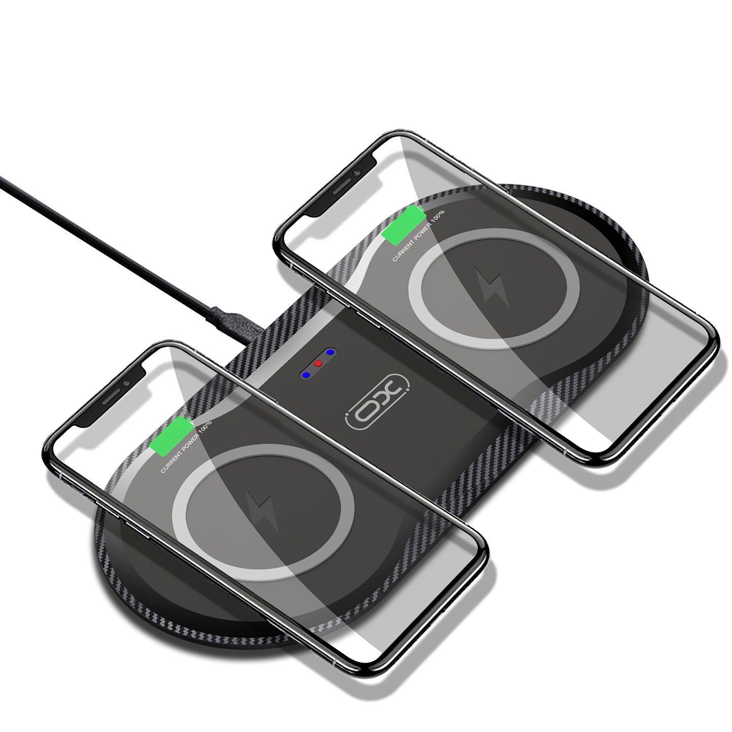 Drahtloses Netzwerk-Ladegerät XO Design WX026, 20W, 1,1A, Schwarz