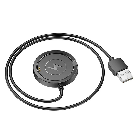 Ladekabel für Smartwatch HOCO Y22, USB-A, Schwarz