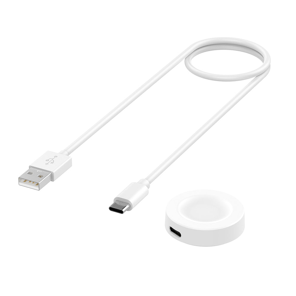 Wireless-Ladegerät Techsuit THC2 für Huawei Watch Series, USB-A, Weiß