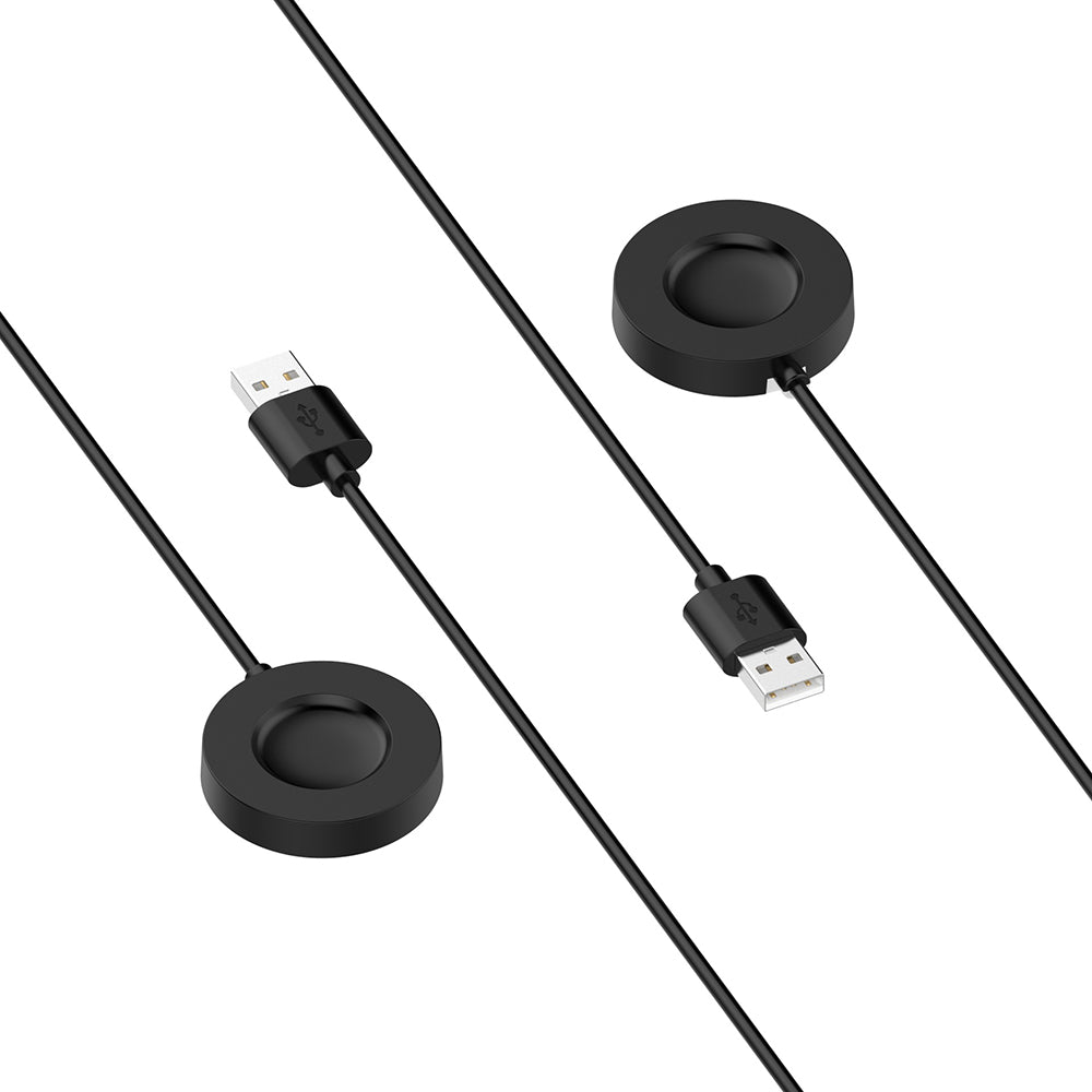 Wireless-Ladegerät Techsuit TXC6 für Xiaomi Watch S1 Pro, USB-A, Schwarz