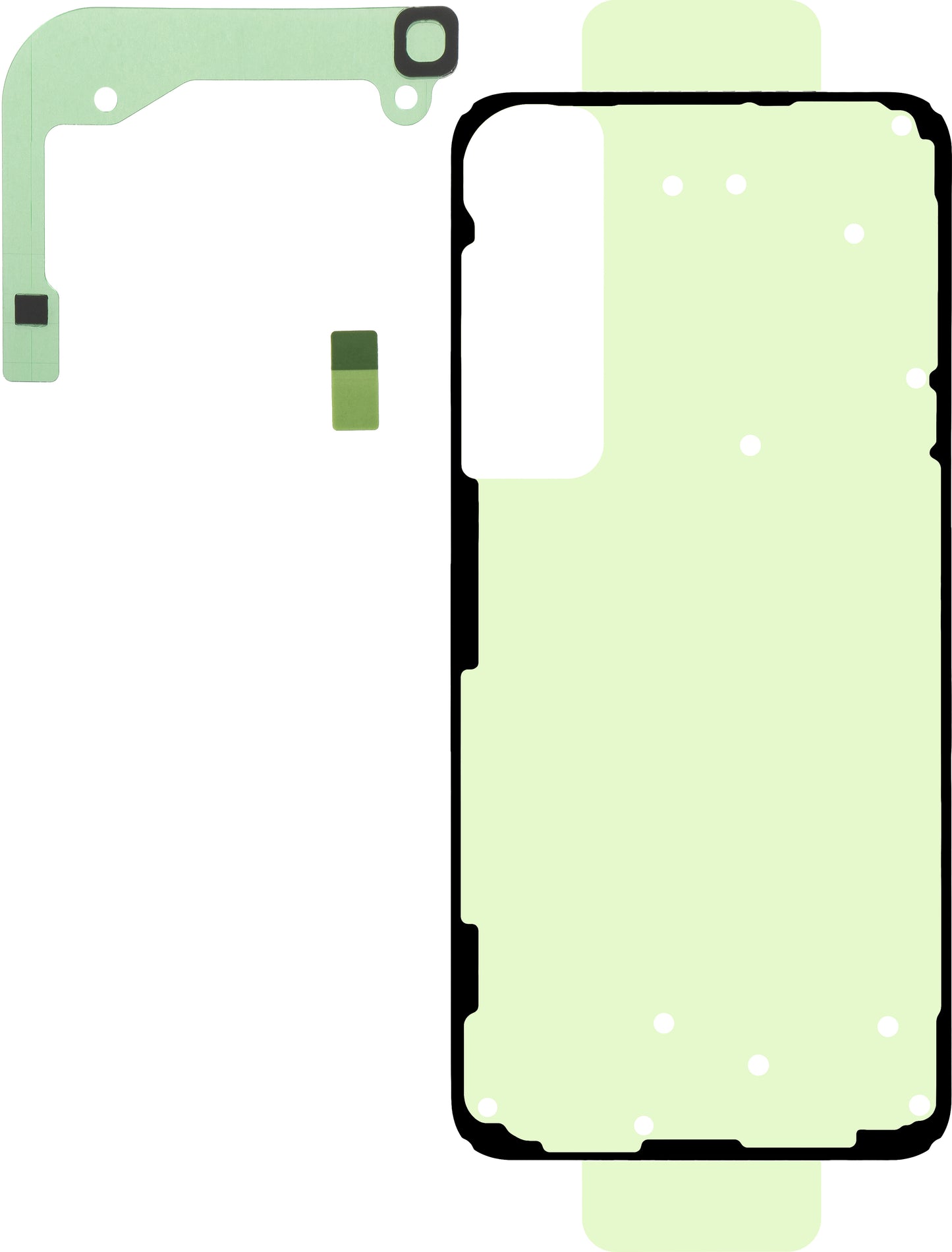 Klebeset für Akkudeckel Samsung Galaxy S24+ S926, Service Pack GH82-33338A