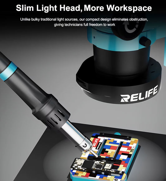 Relife RL-033E Lampe für Mikroskop, Schwarz