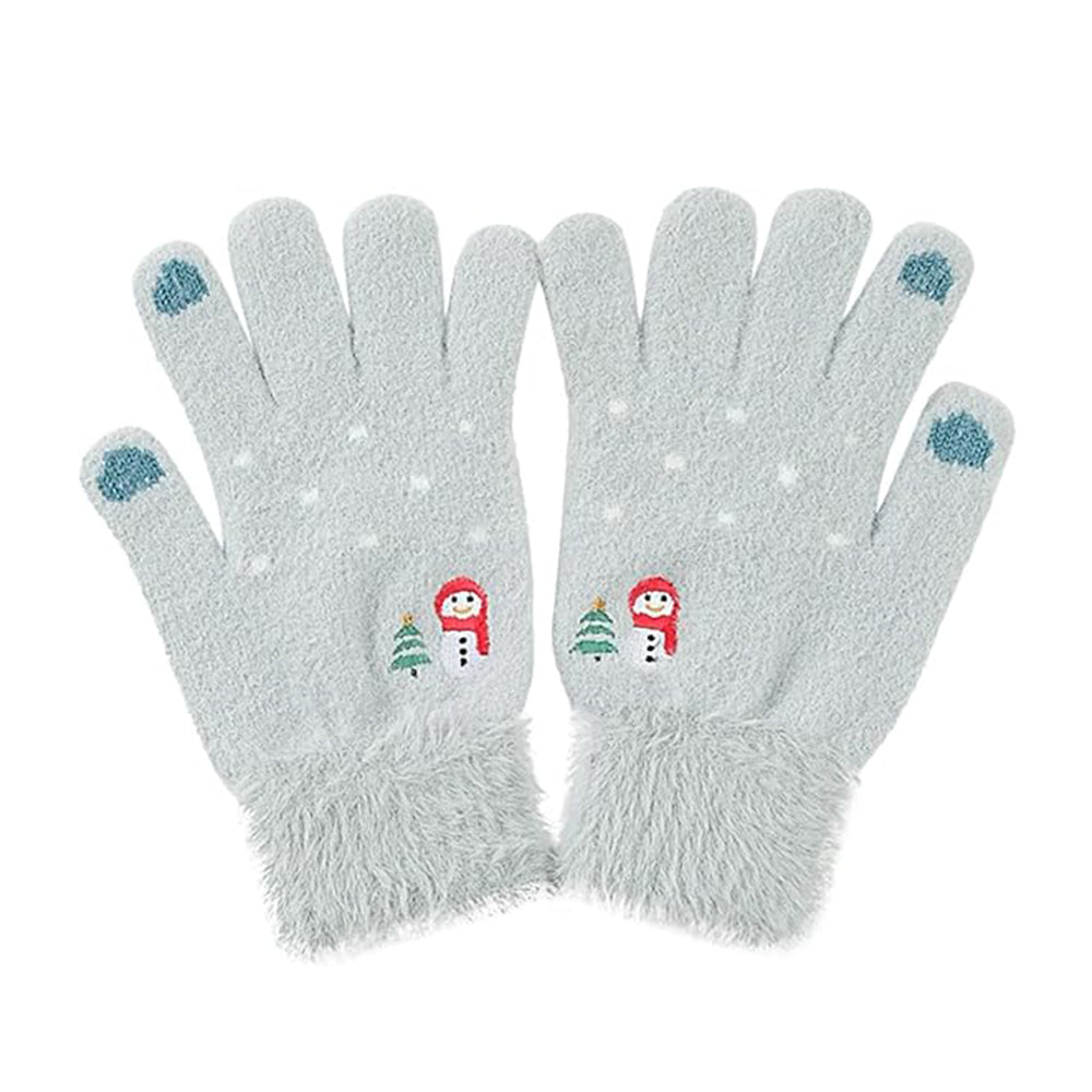Damen Touchscreen Winterhandschuhe Techsuit ST0011, Größe 17cm, Blau