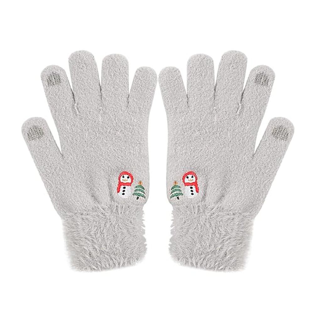 Damen Touchscreen Winterhandschuhe Techsuit ST0011, Größe 17cm, Grau