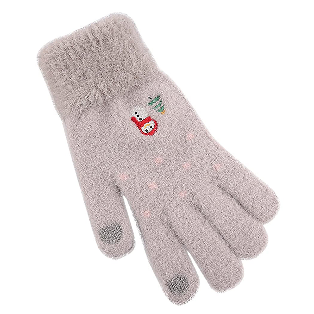 Damen Touchscreen Winterhandschuhe Techsuit ST0011, Größe 17cm, Grau
