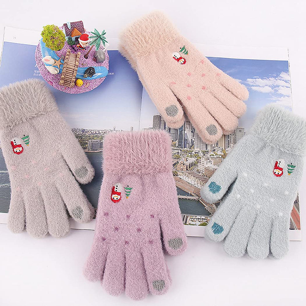 Damen Touchscreen Winterhandschuhe Techsuit ST0011, Größe 17cm, Grau