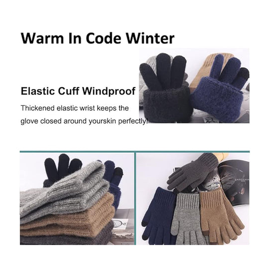 Unisex Winter Touchscreen Handschuhe Techsuit ST0012, Größe 22cm, Grau