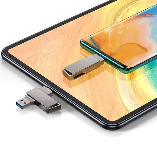 Externer Speicher USB-A 3.0 / USB-C Techsuit THSM20, 128Gb