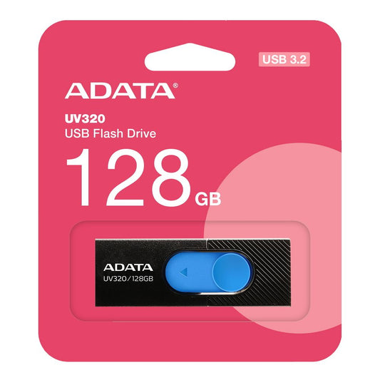Externer Speicher USB-A 3.2 Adata UV320, 128Gb AUV320-128G-RBKBL