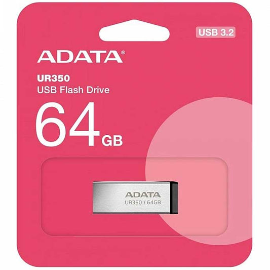Externer Speicher USB-A 3.2 Adata UR350, 64Gb UR350-64G-RSR/BK