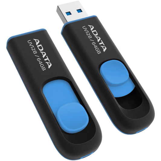 Externer Speicher USB-A 3.2 Adata UV128, 64Gb AUV128-64G-RBE