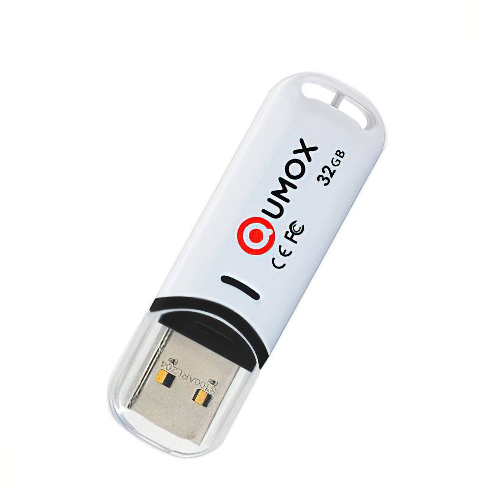 Externer USB-A Speicher Qumox, 32Gb, Weiß