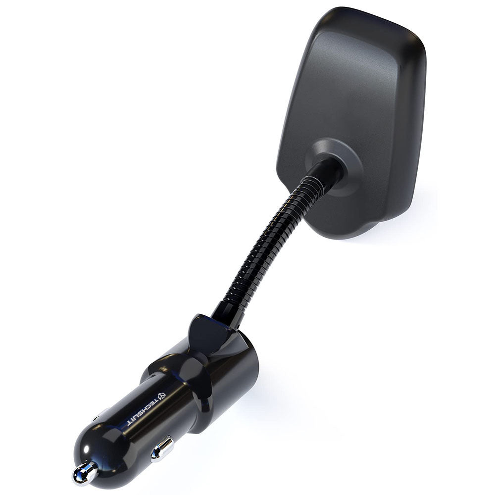 FM Bluetooth Modulator Techsuit MFM4, 1 x USB-A - 1 x 3,5mm - 1 x microSD, Schwarz